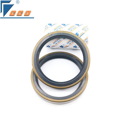 Paraolio in gomma nera NBR tipo SB resistente all'usura con molla, adatto per albero motore